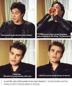 — don't forget to put the rubbish out. Paul Wesley - Then and Now (nose job much? i KNEW it ...