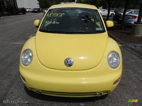 1999 Yellow Volkswagen New Beetle Gls Coupe 52396073 Photo 6