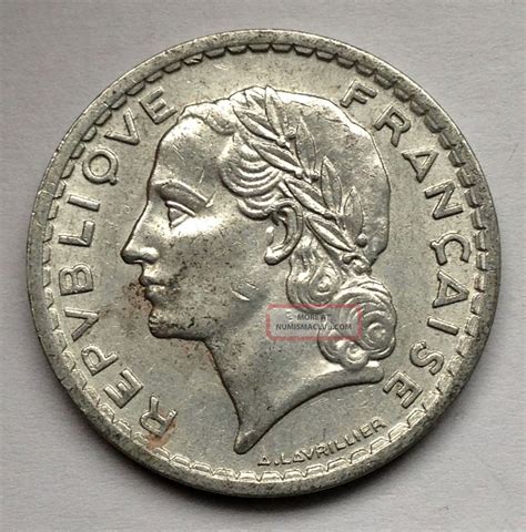 L45 France 5 Francs 1946 1947 1948 1949 For 1 Coin Only