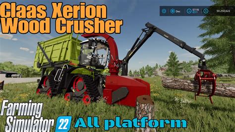 Claas Xerion Wood Crusher Mod For All Platforms On Fs22 Youtube