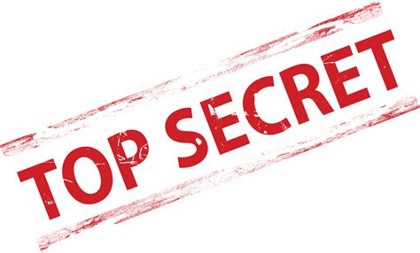 Download Top Secret Stamp Png Clip Library Stock - Top Secret Stamp Png