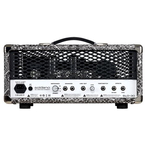 Mike soldano has updated this modern classic and has released the newest incarnation of the super lead overdrive 100 along with a new model, the super lead overdrive 30. Soldano SLO-30 Custom Snakeskin « Gitaar Versterkertop