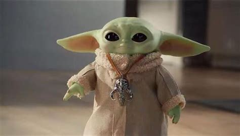 The baby yoda has moving ears, bulging eyes and a moving head. Disney's RC Baby Yoda doll now available for preorder - CNET