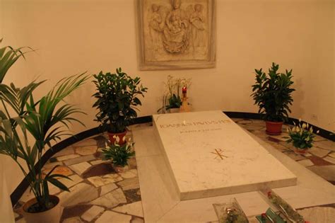 The Tomb Of Pope John Paul Ii Turnback To God