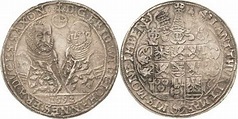 2 Thalers - Frederick William I and John II - Ducado de Sajonia-Weimar ...