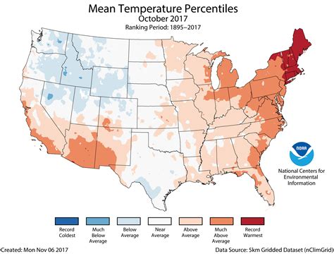 Assessing The Us Climate In October 2017 News National Centers