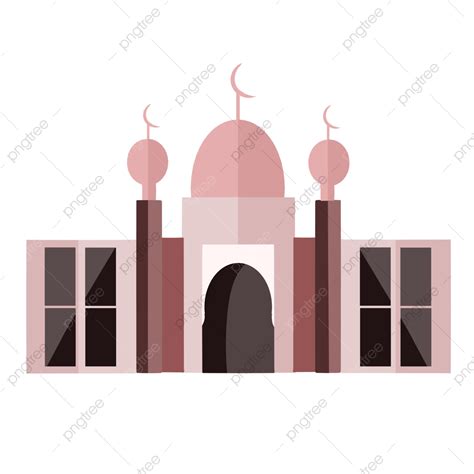 التوضيح المسجد الوردي مسجد رمضان دين الاسلام Png وملف Psd للتحميل مجانا