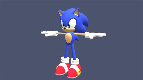 Sonic A 3d Model Collection By Clwmodeling Sketchfab