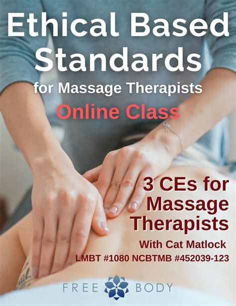 Ethics For Massage Therapist Ces