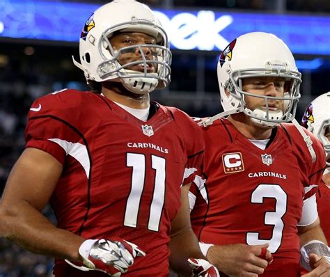 Carson Palmer Larry Fitzgerald Wont Play In Hall Of Fame Game Hall Of