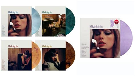 Taylor Swift Is Releasing Four Exclusive ‘midnights Vinyls Heres