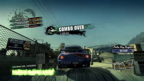 Burnout Paradise Xbox 360 Japanese Demo Version Showcase Youtube