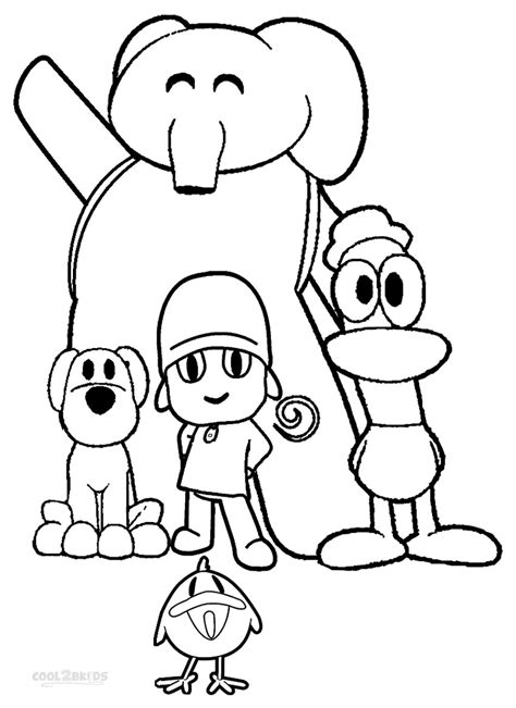 Desenhos De Pocoyo Para Colorir Páginas Para Impressão Grátis