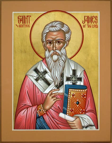 St James Brother Of Our Lord This Icon Depicts St James Flickr