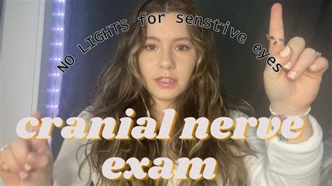 Asmr Chaotic Cranial Nerve Exam For Sensitive Eyes Youtube