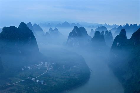 Capturing Xingping The Guilin Mountains That Reach Up To
