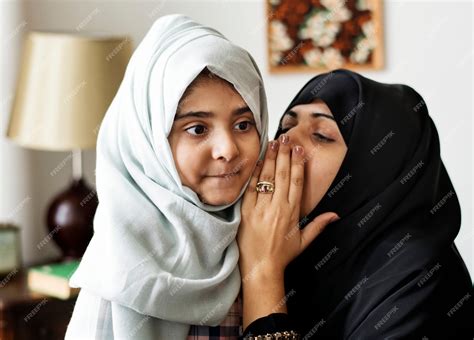 Premium Photo Sweet Muslim Mother And Daughter
