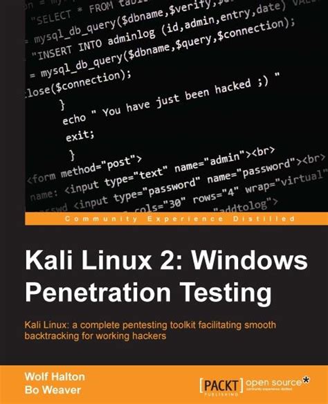 Kali Linux 2 Windows Penetration Testing Wolf Halton Bo Weaver