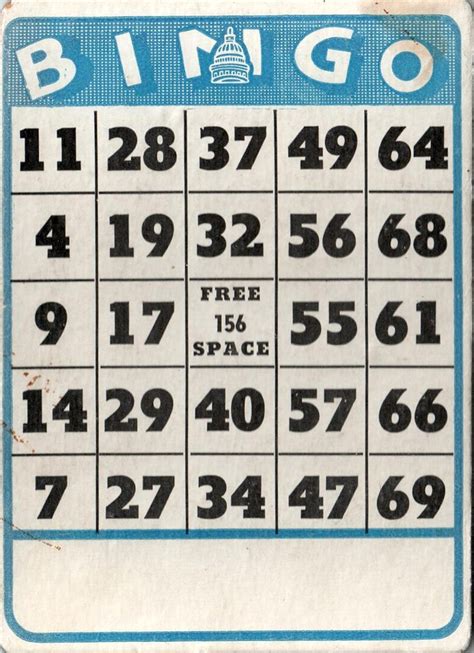 Printable Vintage Bingo Cards Printable Bingo Cards