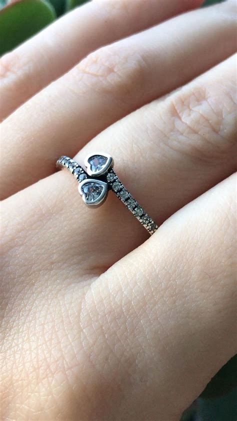 Promise Ring Silver Ring Pandora Ring Women Jewelry Etsy
