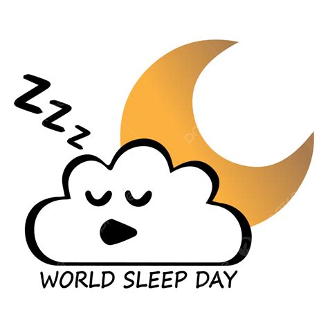 Wrold Sleep Day Greetings With Moon Png Vector Psd And Clipart With