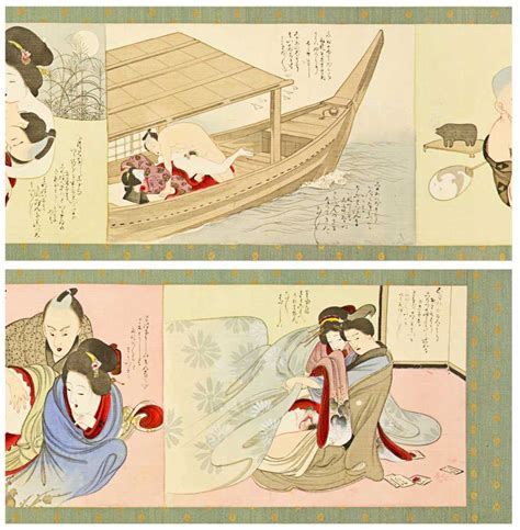 japanese shunga scroll pillow book
