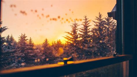Beautiful Winter View From Window 5k Hd Photography 4k Wallpapers