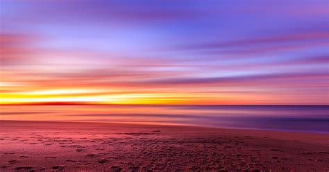 Sunset On The Beach By Igor Kasalovic