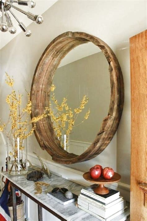 How To Make A Frame For Round Mirror