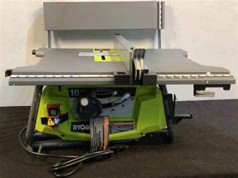 Ryobi 10 Table Saw With Rolling Stand Rts23 Lot 940 August Monthly