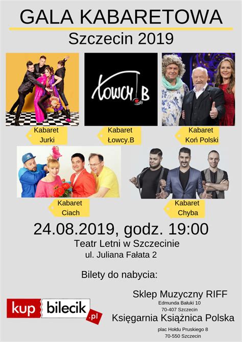 Archiwum Polecamy Szczecin Imprezy Wydarzenia 24082019 Gala Kabaretowa Szczecin 2019
