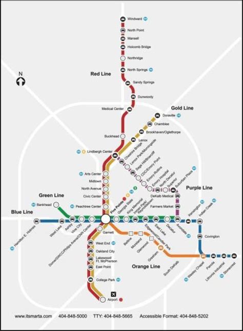 Marta Map Atlanta Insightsfas