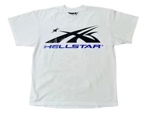 Hellstar White Sport Logo T Shirt Whats On The Star