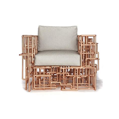 See more ideas about furniture design, furniture, copper chair. American Pipe Dream Chair: copper piping furniture by BRC ...