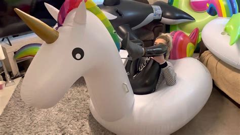 inflatable looner high heel pop youtube