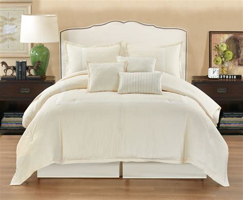 Nanshing Cosmic 7 Piece Bedding Comforter Set Ivory California King