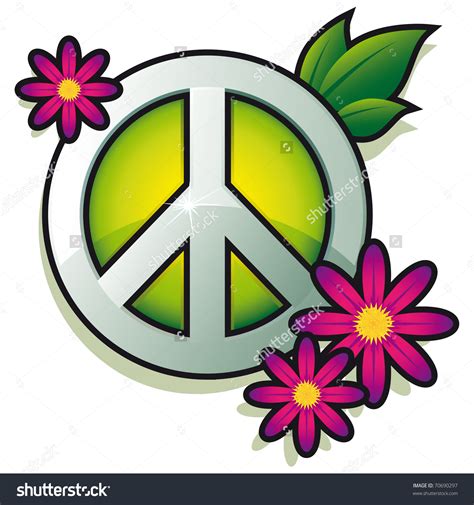 Peace Sign With Flowers Clipart 20 Free Cliparts Download Images On