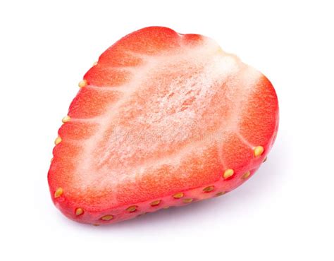 Sliced Strawberry Isolated Stock Image Image Of Cleaned 71927029