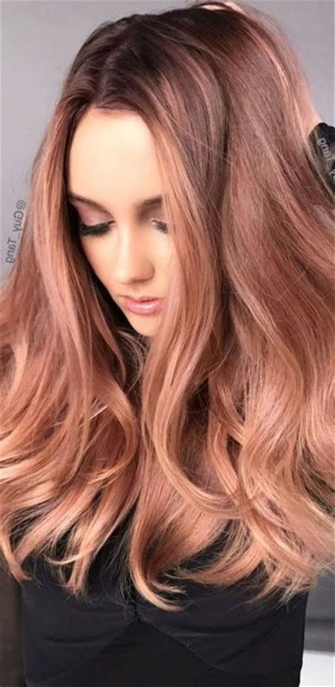 Color space information #b76e79 | rose gold. 50 Pretty And Stunning Rose Gold Hair Color & Hairstyles ...