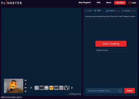 review flingster adult chat princess previews