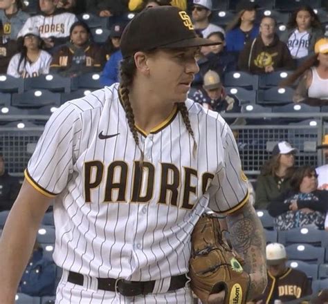 Mike Clevinger Rocking The Pigtails Tonight Baseball Irl