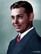 Young Clark Gable (1901 - 1960), ca 1922, colorized by Alex Y. Lim in ...