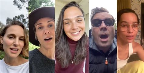 Gal Gadot Kristen Wiig Jimmy Fallon And Friends Sing Imagine While Self Isolating Culture