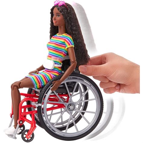 Шарнирная кукла Barbie Инвалид из серии Мода Fashionistas