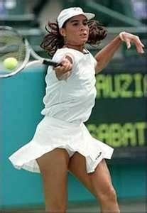 Sabatini In Action Sabatini Upskirt Photo Just A Classic Shot Of The