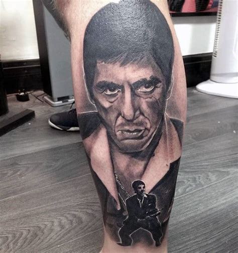 Awesome Scarface Tattoo Design Ideas For Men Guide