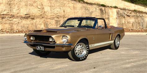 Gold 68 Shelby Gt350 Convertible To Auction Ford Authority