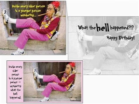 Funny Old Lady Birthday Cards Funny Birthday Card Old Woman Smoking