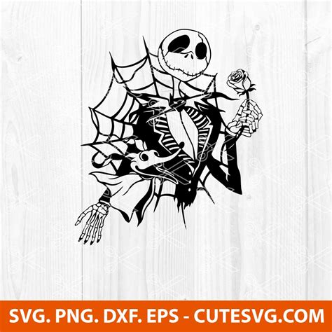 Jack Skellington Svg Nightmare Before Christmas Svg Cut File