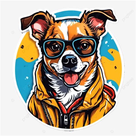 Dog With Sunglasses Vector Dig Sunglasses Sticker Png And Vector